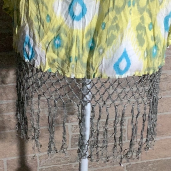 Tiare Hawaii NEW - One Size - kimono sleeves 3/4 arm tassel waterfall cover up - Picture 3 of 8